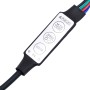 Mesita de noche con Infinity LED marrón roble 40x40x30 cm de , Mesitas de noche - Ref: Foro24-3284069, Precio: 62,90 €, Descu...