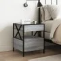 Mesa de centro con Infinity LED gris Sonoma 40x40x51 cm de , Mesitas de noche - Ref: Foro24-3284104, Precio: 89,12 €, Descuen...