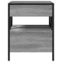 Mesa de centro con Infinity LED gris Sonoma 40x40x51 cm de , Mesitas de noche - Ref: Foro24-3284104, Precio: 89,12 €, Descuen...