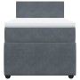 Cama box spring con colchón terciopelo gris oscuro 80x200 cm de , Camas y somieres - Ref: Foro24-3287585, Precio: 362,10 €, D...