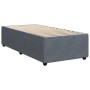 Cama box spring con colchón terciopelo gris oscuro 80x200 cm de , Camas y somieres - Ref: Foro24-3287585, Precio: 362,10 €, D...
