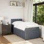 Cama box spring con colchón terciopelo gris oscuro 80x200 cm de , Camas y somieres - Ref: Foro24-3287603, Precio: 363,41 €, D...