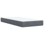 Cama box spring con colchón terciopelo gris oscuro 80x200 cm de , Camas y somieres - Ref: Foro24-3287603, Precio: 363,41 €, D...