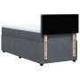 Cama box spring con colchón terciopelo gris oscuro 80x200 cm de , Camas y somieres - Ref: Foro24-3287603, Precio: 363,41 €, D...