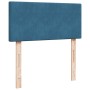 Cama box spring con colchón terciopelo azul 100x200 cm de , Camas y somieres - Ref: Foro24-3287660, Precio: 357,49 €, Descuen...