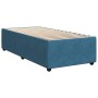 Cama box spring con colchón terciopelo azul 100x200 cm de , Camas y somieres - Ref: Foro24-3287660, Precio: 357,49 €, Descuen...