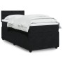 Cama box spring con colchón terciopelo negro 100x200 cm de , Camas y somieres - Ref: Foro24-3287676, Precio: 358,12 €, Descue...