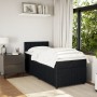 Cama box spring con colchón terciopelo negro 100x200 cm de , Camas y somieres - Ref: Foro24-3287676, Precio: 358,12 €, Descue...