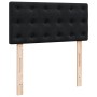 Cama box spring con colchón terciopelo negro 100x200 cm de , Camas y somieres - Ref: Foro24-3287676, Precio: 358,12 €, Descue...