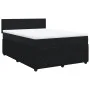 Box spring bed with black velvet mattress 160x200 cm by , Beds and slatted bases - Ref: Foro24-3287778, Price: 524,98 €, Disc...
