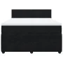 Box spring bed with black velvet mattress 160x200 cm by , Beds and slatted bases - Ref: Foro24-3287778, Price: 524,98 €, Disc...