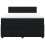 Cama box spring con colchón terciopelo negro 160x200 cm de , Camas y somieres - Ref: Foro24-3287778, Precio: 534,48 €, Descue...
