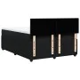 Box spring bed with black velvet mattress 160x200 cm by , Beds and slatted bases - Ref: Foro24-3287778, Price: 524,98 €, Disc...