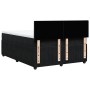 Cama box spring con colchón terciopelo negro 160x200 cm de , Camas y somieres - Ref: Foro24-3287778, Precio: 534,48 €, Descue...