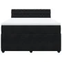 Box spring bed with black velvet mattress 160x200 cm by , Beds and slatted bases - Ref: Foro24-3287790, Price: 539,71 €, Disc...