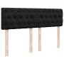 Box spring bed with black velvet mattress 160x200 cm by , Beds and slatted bases - Ref: Foro24-3287790, Price: 539,71 €, Disc...