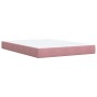 Cama box spring con colchón terciopelo rosa 160x200 cm de , Camas y somieres - Ref: Foro24-3287799, Precio: 561,61 €, Descuen...