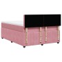 Cama box spring con colchón terciopelo rosa 160x200 cm de , Camas y somieres - Ref: Foro24-3287799, Precio: 561,61 €, Descuen...