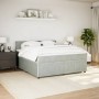 Cama box spring con colchón terciopelo gris claro 180x200 cm de , Camas y somieres - Ref: Foro24-3287800, Precio: 687,79 €, D...