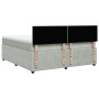 Cama box spring con colchón terciopelo gris claro 180x200 cm de , Camas y somieres - Ref: Foro24-3287800, Precio: 687,79 €, D...
