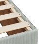 Cama box spring con colchón terciopelo gris claro 180x200 cm de , Camas y somieres - Ref: Foro24-3287800, Precio: 687,79 €, D...