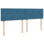 Cama box spring con colchón terciopelo azul 200x200 cm de , Camas y somieres - Ref: Foro24-3287828, Precio: 739,67 €, Descuen...