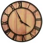 Brown and black MDF and iron wall clock 39 cm by vidaXL, Wall clocks - Ref: Foro24-325172, Price: 37,10 €, Discount: %