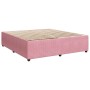 Cama box spring con colchón terciopelo rosa 200x200 cm de , Camas y somieres - Ref: Foro24-3287835, Precio: 759,17 €, Descuen...