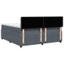 Cama box spring con colchón terciopelo gris oscuro 200x200 cm de , Camas y somieres - Ref: Foro24-3287837, Precio: 780,93 €, ...