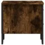 Bedside tables 2 units smoked oak engineered wood 40x41x40 cm by , Nightstands - Ref: Foro24-848509, Price: 69,67 €, Discount: %