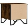 Bedside tables 2 units smoked oak engineered wood 40x41x40 cm by , Nightstands - Ref: Foro24-848509, Price: 69,67 €, Discount: %