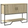 Engineered wood console table in Sonoma oak, 100x35x74.5 cm by , Side tables - Ref: Foro24-848535, Price: 67,41 €, Discount: %