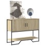 Mesa consola madera de ingeniería roble Sonoma 100x35x74,5 cm de , Mesas auxiliares - Ref: Foro24-848535, Precio: 68,14 €, De...