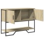 Mesa consola madera de ingeniería roble Sonoma 100x35x74,5 cm de , Mesas auxiliares - Ref: Foro24-848535, Precio: 68,14 €, De...