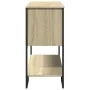 Engineered wood console table in Sonoma oak, 100x35x74.5 cm by , Side tables - Ref: Foro24-848535, Price: 67,41 €, Discount: %