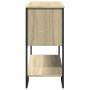 Mesa consola madera de ingeniería roble Sonoma 100x35x74,5 cm de , Mesas auxiliares - Ref: Foro24-848535, Precio: 68,14 €, De...