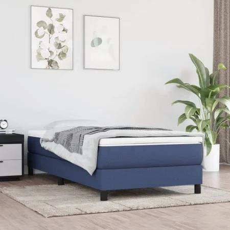 Pocket spring mattress for children, blue fabric, 80x160 cm by , Mattresses - Ref: Foro24-4016541, Price: 103,91 €, Discount: %