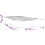 Colchón de muelles ensacados para niños tela azul 80x160 cm de , Colchones - Ref: Foro24-4016541, Precio: 105,66 €, Descuento: %
