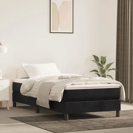Colchón muelles ensacados para niños terciopelo negro 80x160 cm de , Colchones - Ref: Foro24-4016548, Precio: 102,32 €, Descu...