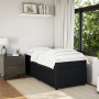 Cama box spring con colchón cuero sintético negro 90x190 cm de , Camas y somieres - Ref: Foro24-3285610, Precio: 300,01 €, De...