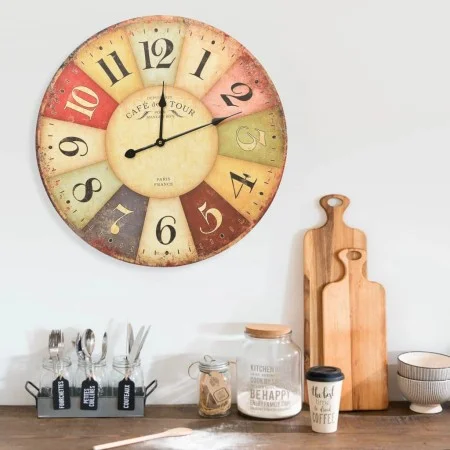 Reloj de pared vintage colorido 60 cm de vidaXL, Relojes de pared - Ref: Foro24-325181, Precio: 63,95 €, Descuento: %