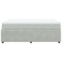 Cama box spring con colchón terciopelo gris claro 140x190 cm de , Camas y somieres - Ref: Foro24-3285638, Precio: 451,06 €, D...