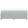 Box spring bed with light gray velvet mattress 140x200 cm by , Beds and slatted bases - Ref: Foro24-3285644, Price: 442,68 €,...