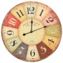 Reloj de pared vintage colorido 60 cm de vidaXL, Relojes de pared - Ref: Foro24-325181, Precio: 65,73 €, Descuento: %