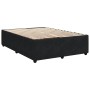 Cama box spring con colchón terciopelo negro 140x200 cm de , Camas y somieres - Ref: Foro24-3285646, Precio: 504,63 €, Descue...