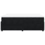 Cama box spring con colchón terciopelo negro 140x200 cm de , Camas y somieres - Ref: Foro24-3285646, Precio: 504,63 €, Descue...