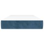 Colchón de muelles ensacados terciopelo azul oscuro 80x210x20cm de , Colchones - Ref: Foro24-4016562, Precio: 119,49 €, Descu...