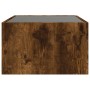 Mesa de centro con Infinity LED roble ahumado 70x50x30 cm de , Mesas de centro - Ref: Foro24-847613, Precio: 91,26 €, Descuen...