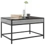 Mesa de centro con Infinity LED gris Sonoma 70x50x41 cm de , Mesas de centro - Ref: Foro24-847685, Precio: 87,73 €, Descuento: %