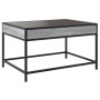 Mesa de centro con Infinity LED gris Sonoma 70x50x41 cm de , Mesas de centro - Ref: Foro24-847685, Precio: 89,38 €, Descuento: %